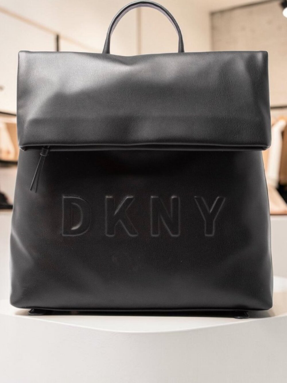 DKNY Tilly Black Fold Down Bag